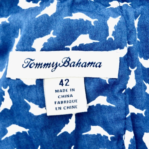 Tommy Bahama Linen Blend Shorts Chino Flat Front Gray Size 42 Mens - Picture 14 of 16